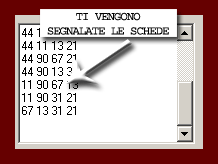 Ti vengono mostrate le righe del sistema