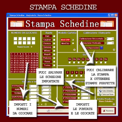 Magicalotto: Stampa Schedine