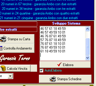 Mandi in stampa schedine direttamente dai sistemi