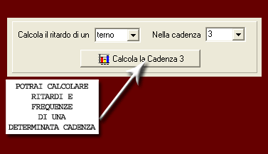 Puoi controllare ritardi e frequenze di una determinata cadenza