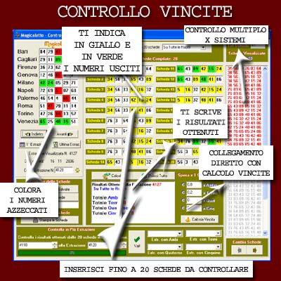 Magicalotto: Controllo delle Vincite